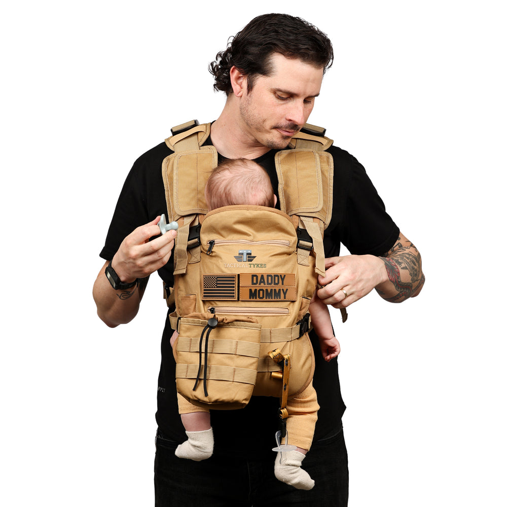 Tactical Tykes Mission Harness with Molle Straps & Sunshade