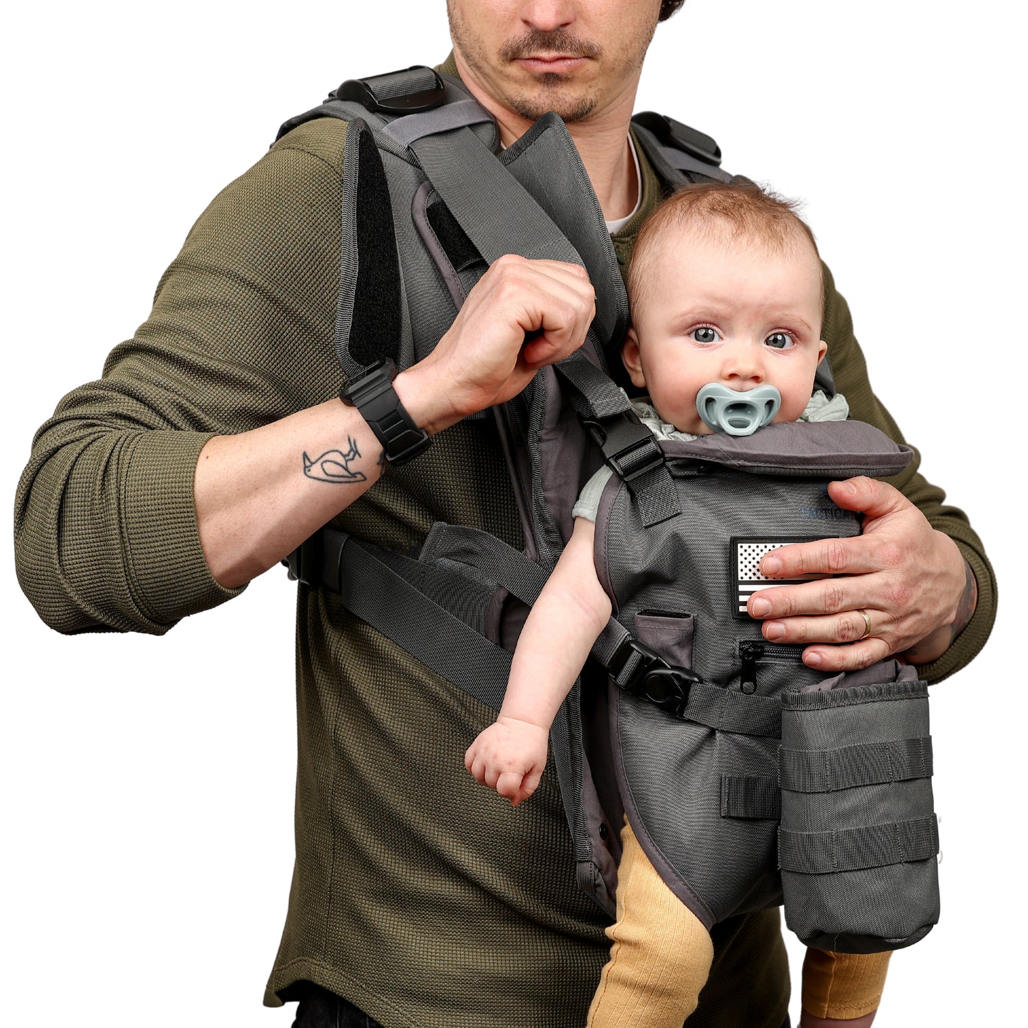 Tactical Tykes Mission Harness with Molle Straps & Sunshade